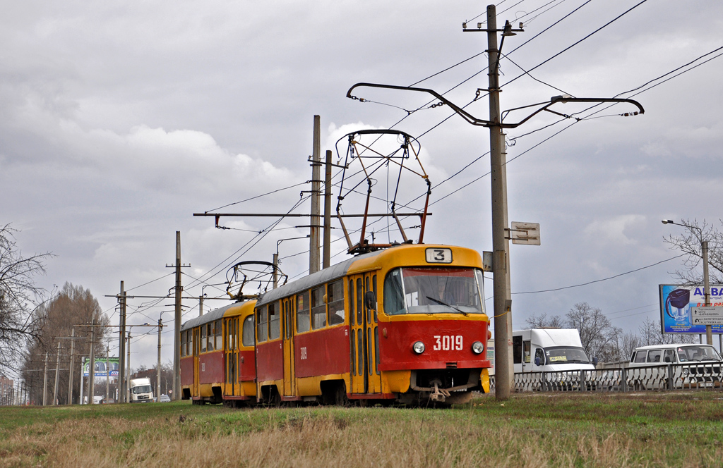 Харьков, Tatra T3SU № 3019