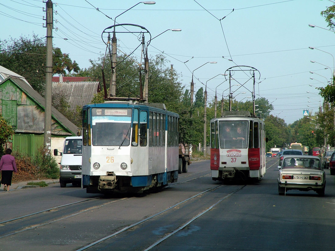 Житомир, Tatra KT4SU № 26; Житомир, Tatra KT4SU № 37