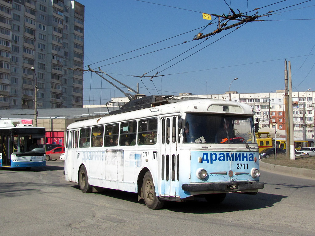 Крымский троллейбус, Škoda 9TrH27 № 3711