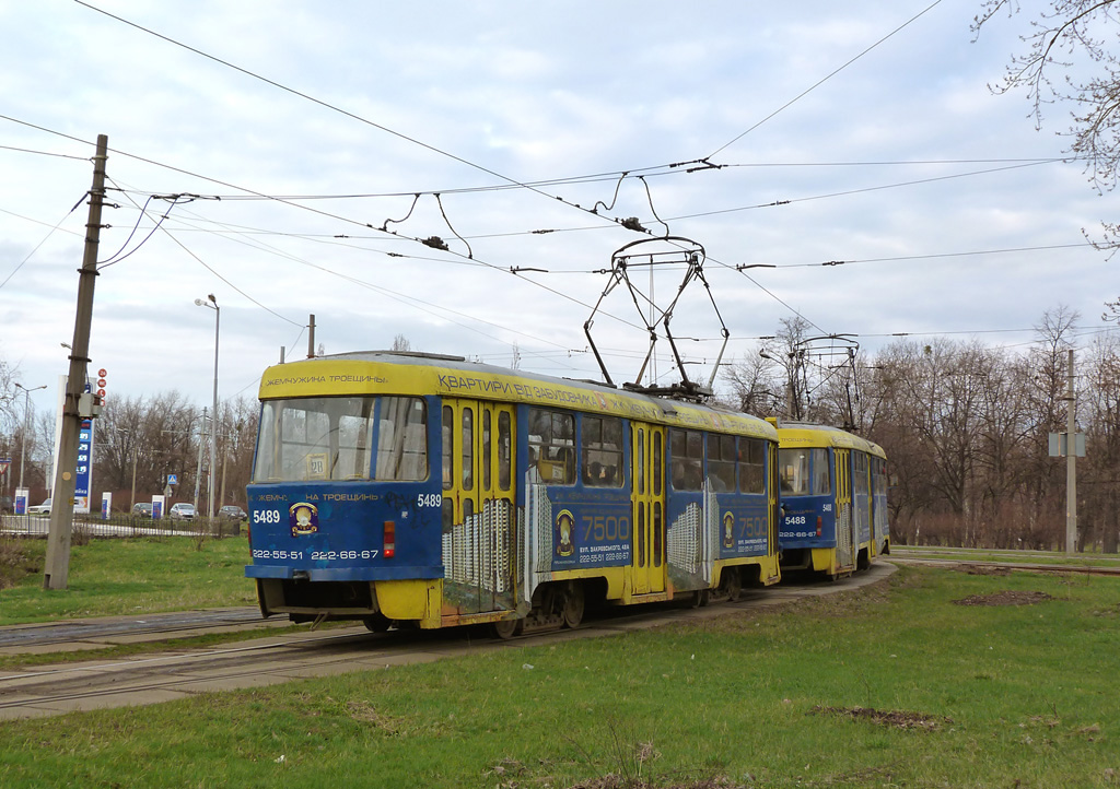 Киев, Tatra T3SU № 5489