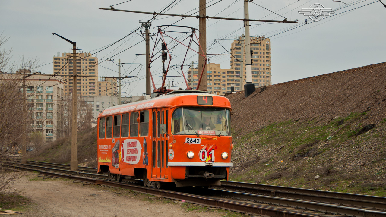 Волгоград, Tatra T3SU (двухдверная) № 2642