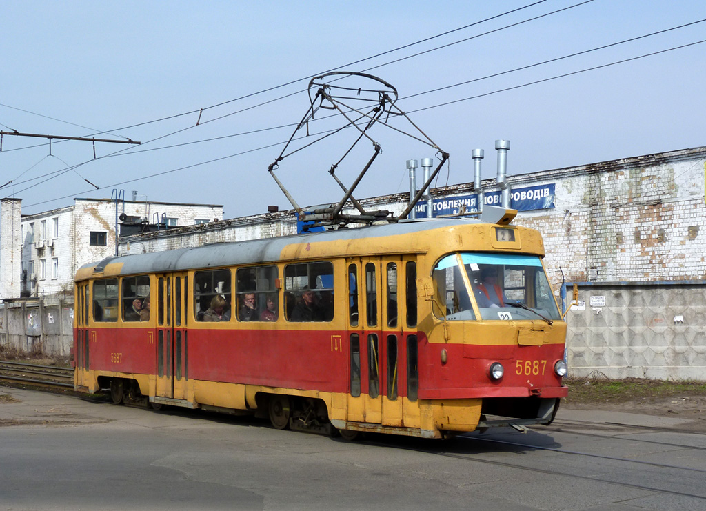 Киев, Tatra T3SU № 5687