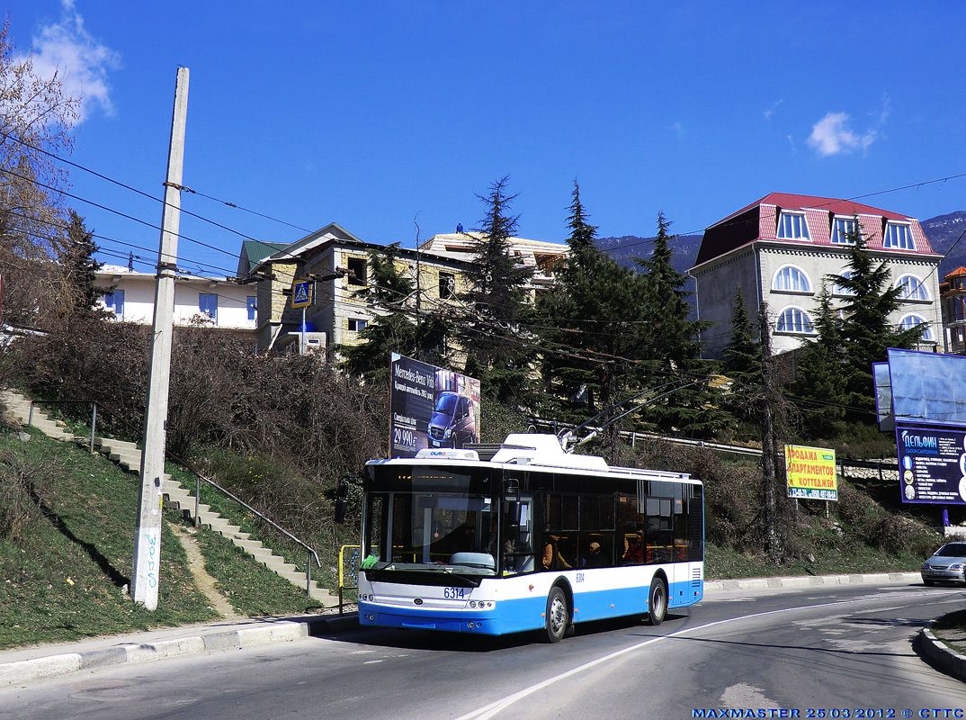 Крымский троллейбус, Богдан Т60111 № 6314