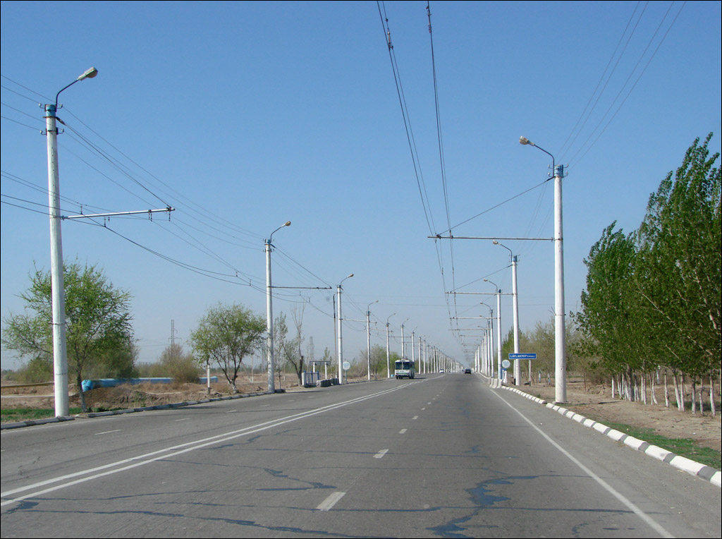 Ургенч — Троллейбусная сеть и инфраструктура