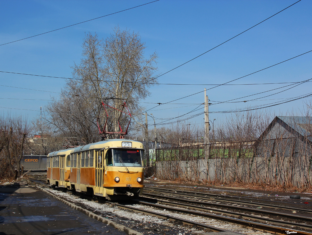 Екатеринбург, Tatra T3SU № 187
