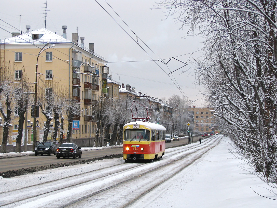 Екатеринбург, Tatra T3SU (двухдверная) № 496