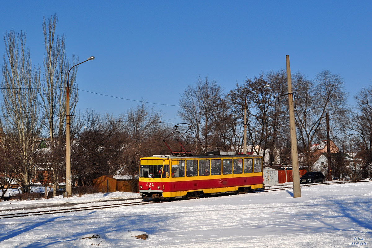 Запорожье, Tatra T6B5SU № 424