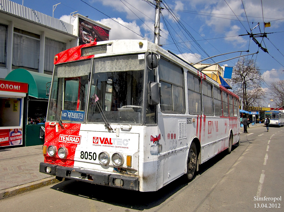 Крымский троллейбус, Škoda 14Tr02/6 № 8050