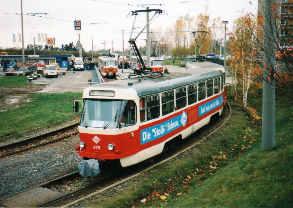 Chemnitz, Tatra T3D # 478