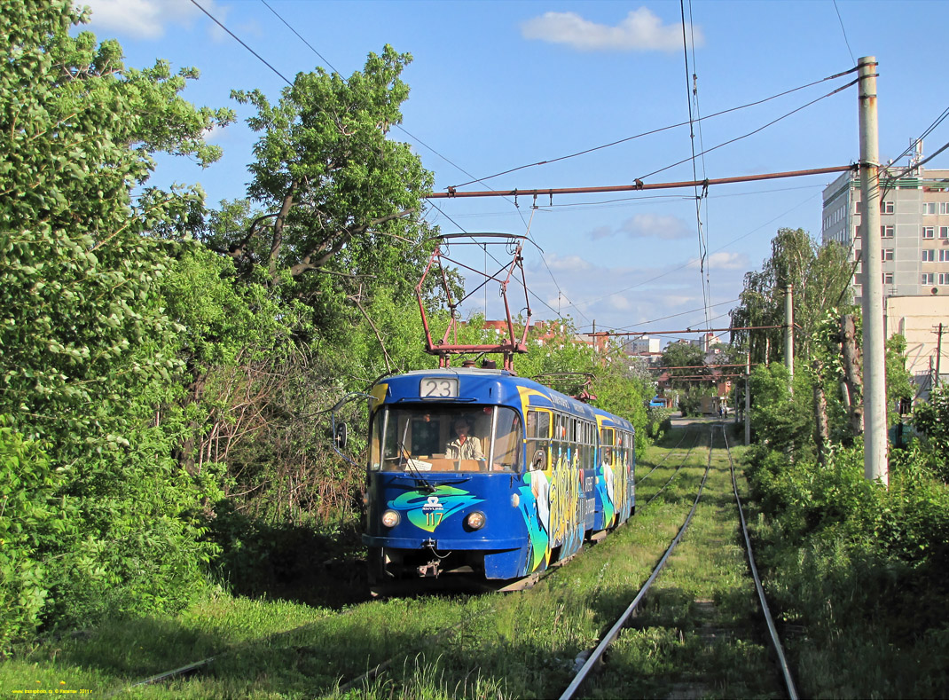 Екатеринбург, Tatra T3SU (двухдверная) № 117