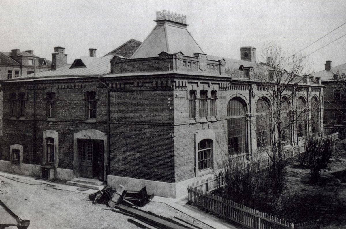 Москва — Исторические фотографии — Электрический трамвай (1899-1920); Контактная сеть, энергоснабжение и токосъём; Москва — Энергохозяйство — Тяговые подстанции