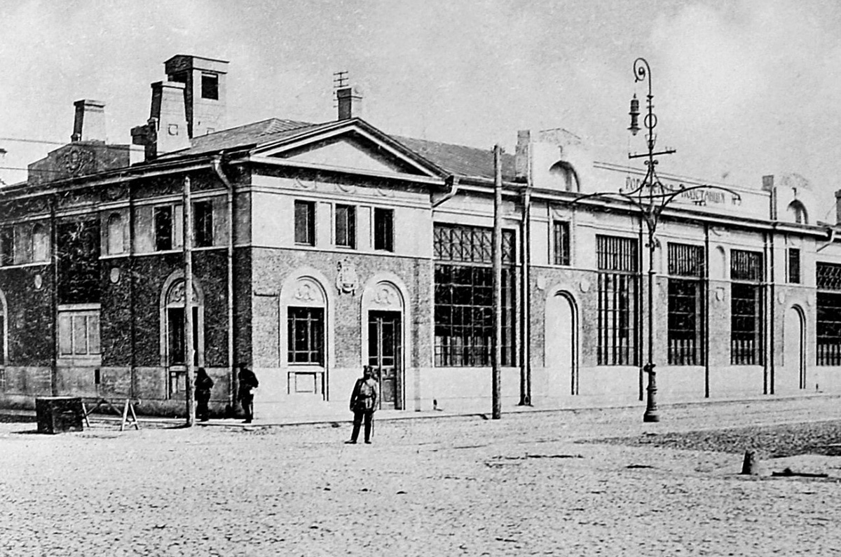 Москва — Исторические фотографии — Электрический трамвай (1899-1920); Контактная сеть, энергоснабжение и токосъём; Москва — Энергохозяйство — Тяговые подстанции