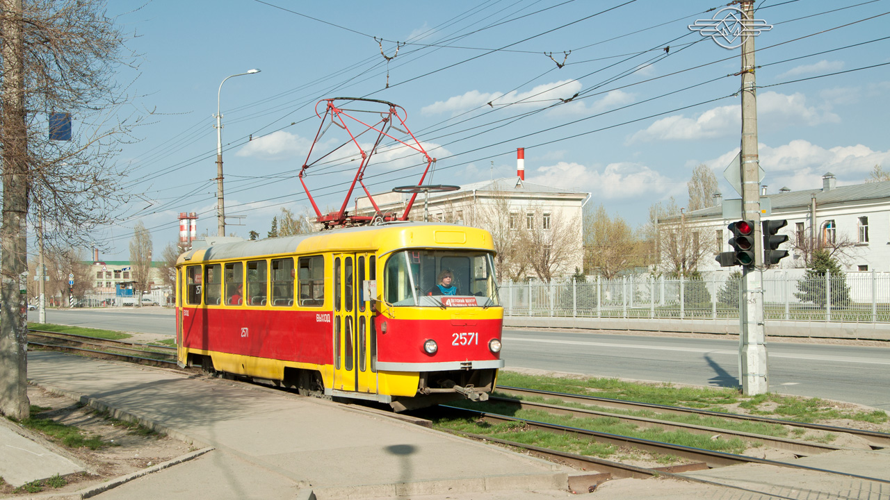 Volgograd, Tatra T3SU (2-door) N°. 2571