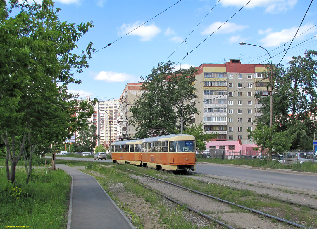 Екатеринбург, Tatra T3SU № 653