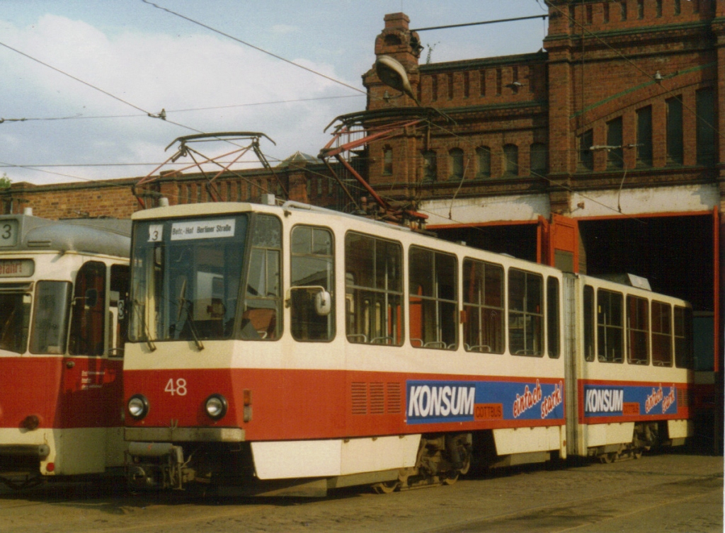 Cottbus, Tatra KT4D № 48; Cottbus — Old photos