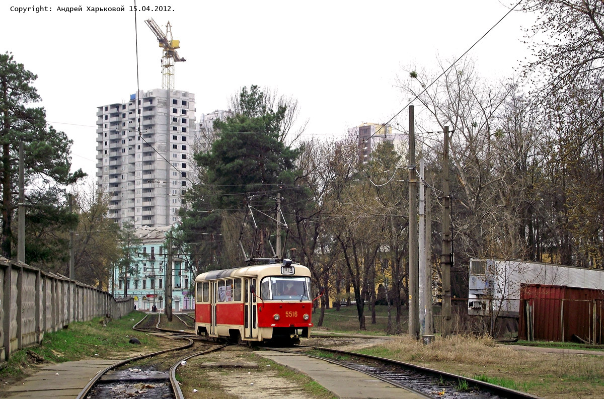Киев, Tatra T3SU № 5516