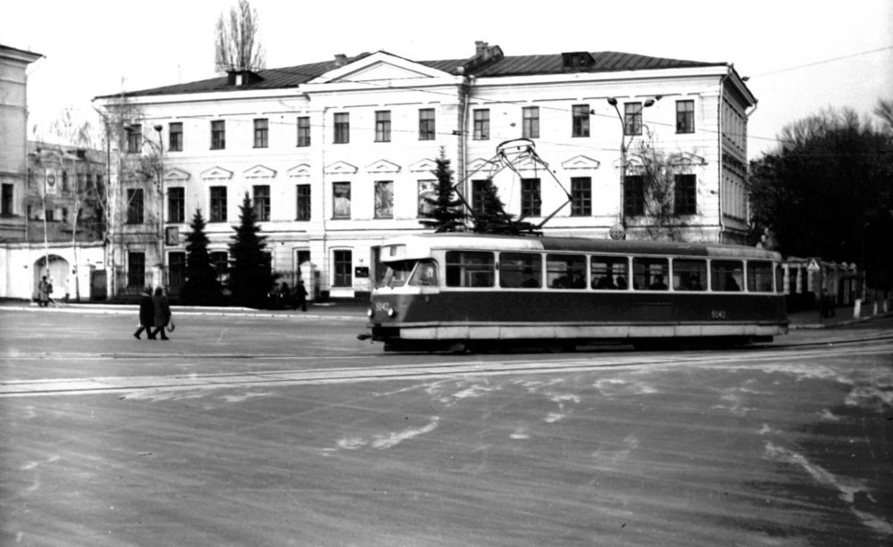 Киев, Tatra T2SU № 5042; Киев — Исторические фотографии; Киев — Трамвайные линии: Закрытые линии