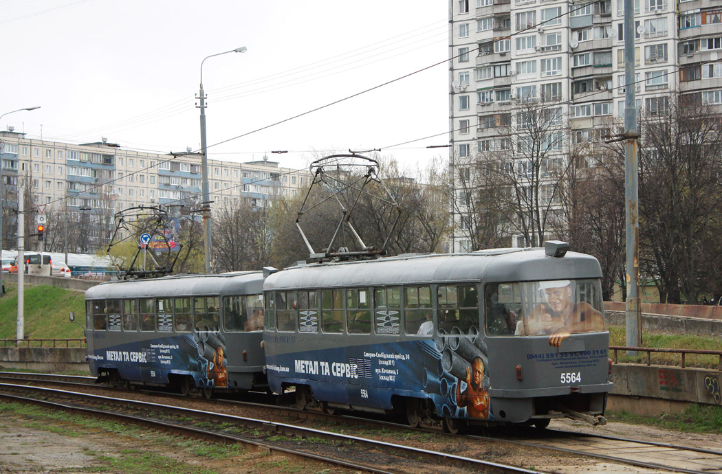 Киев, Tatra T3SU № 5564