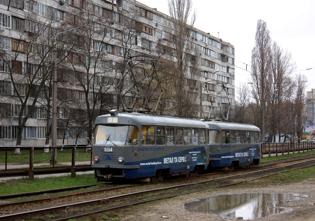 Киев, Tatra T3SU № 5554