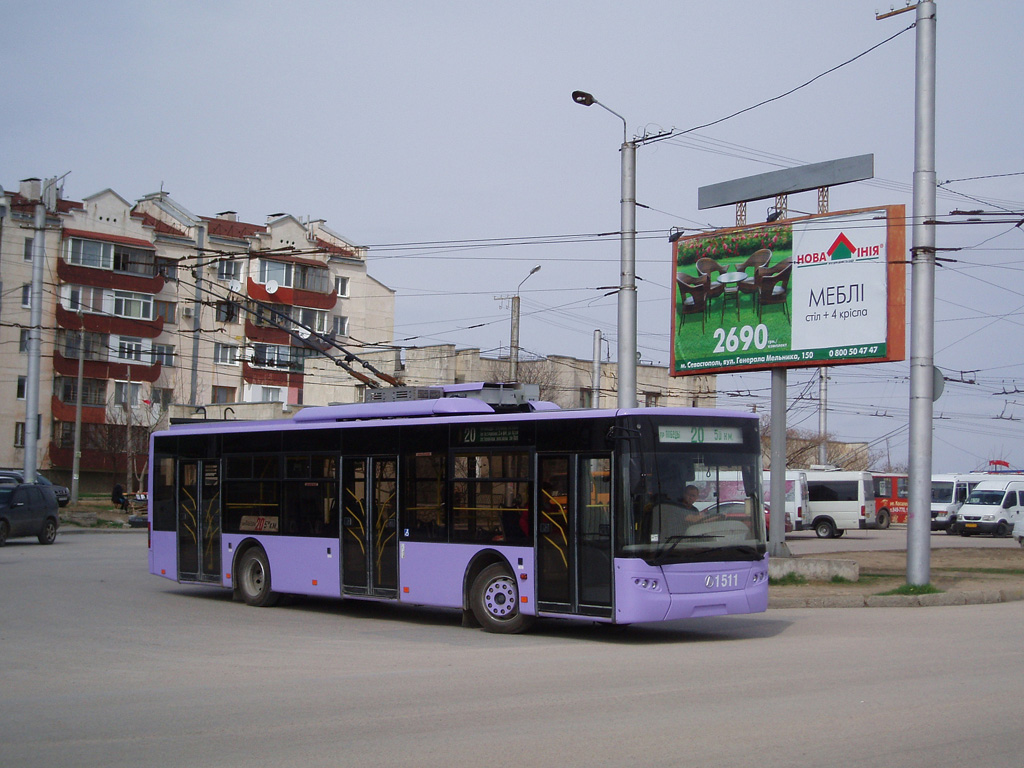 Севастополь, ЛАЗ E183A1 № 1511