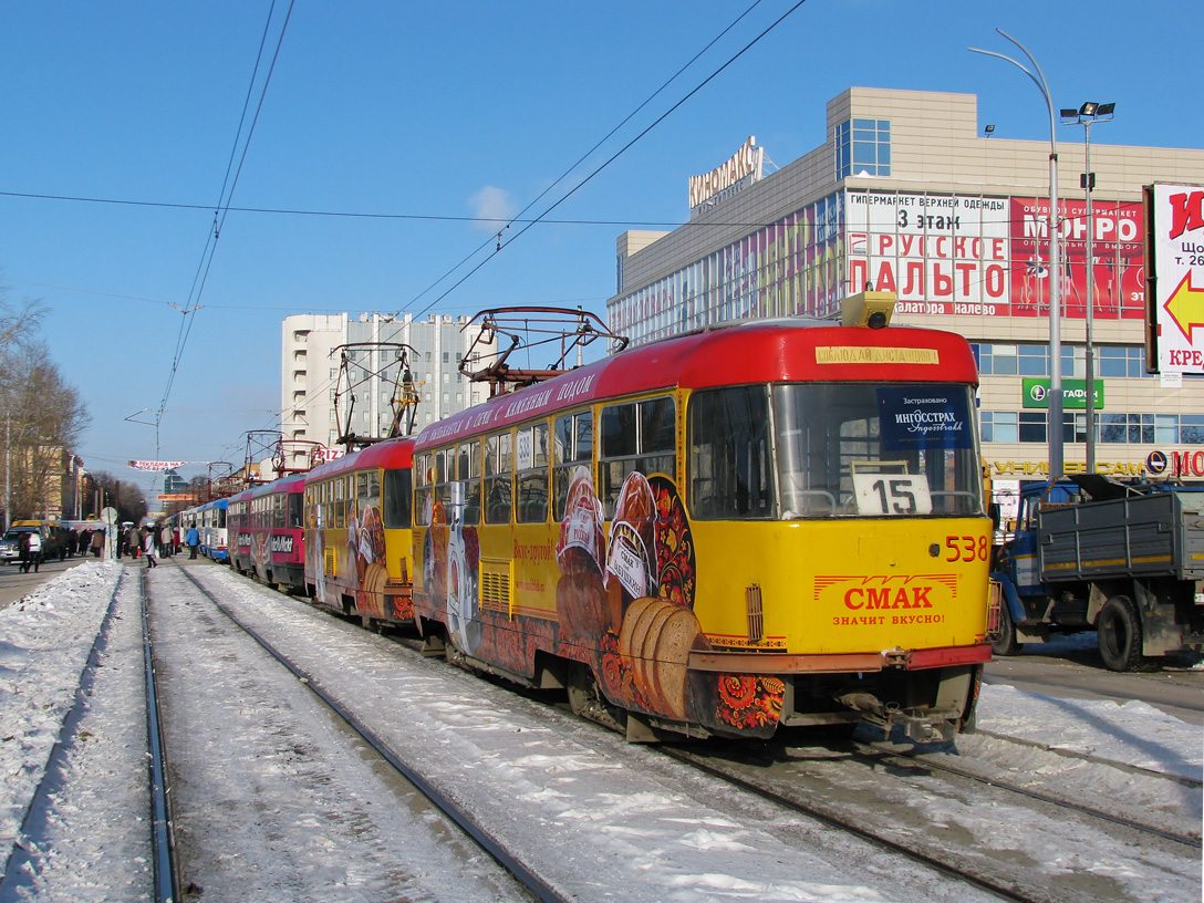 Екатеринбург, Tatra T3SU № 538