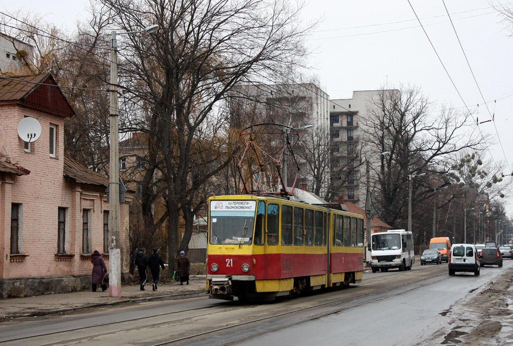 Житомир, Tatra KT4SU № 21
