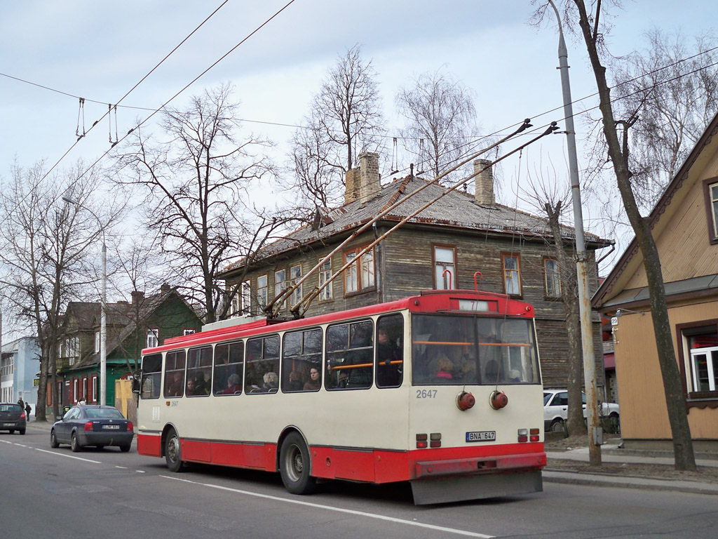 Вильнюс, Škoda 14Tr13/6 № 2647 Вильнюс, Škoda 14Tr13/6 № 2647
