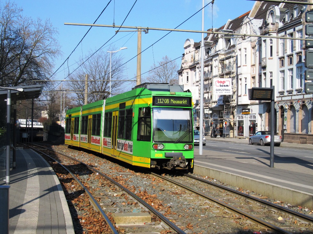 Оберхаузен, Duewag MGT6D № 209