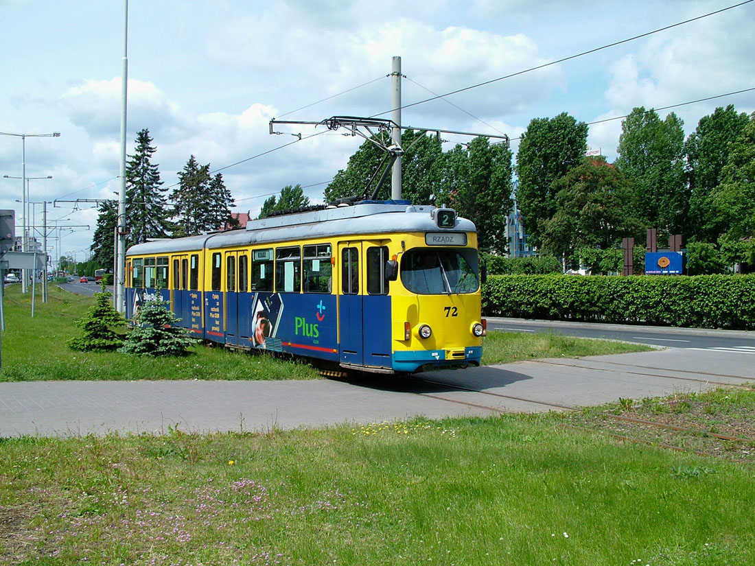 Грудзёндз, Duewag GT6 № 72