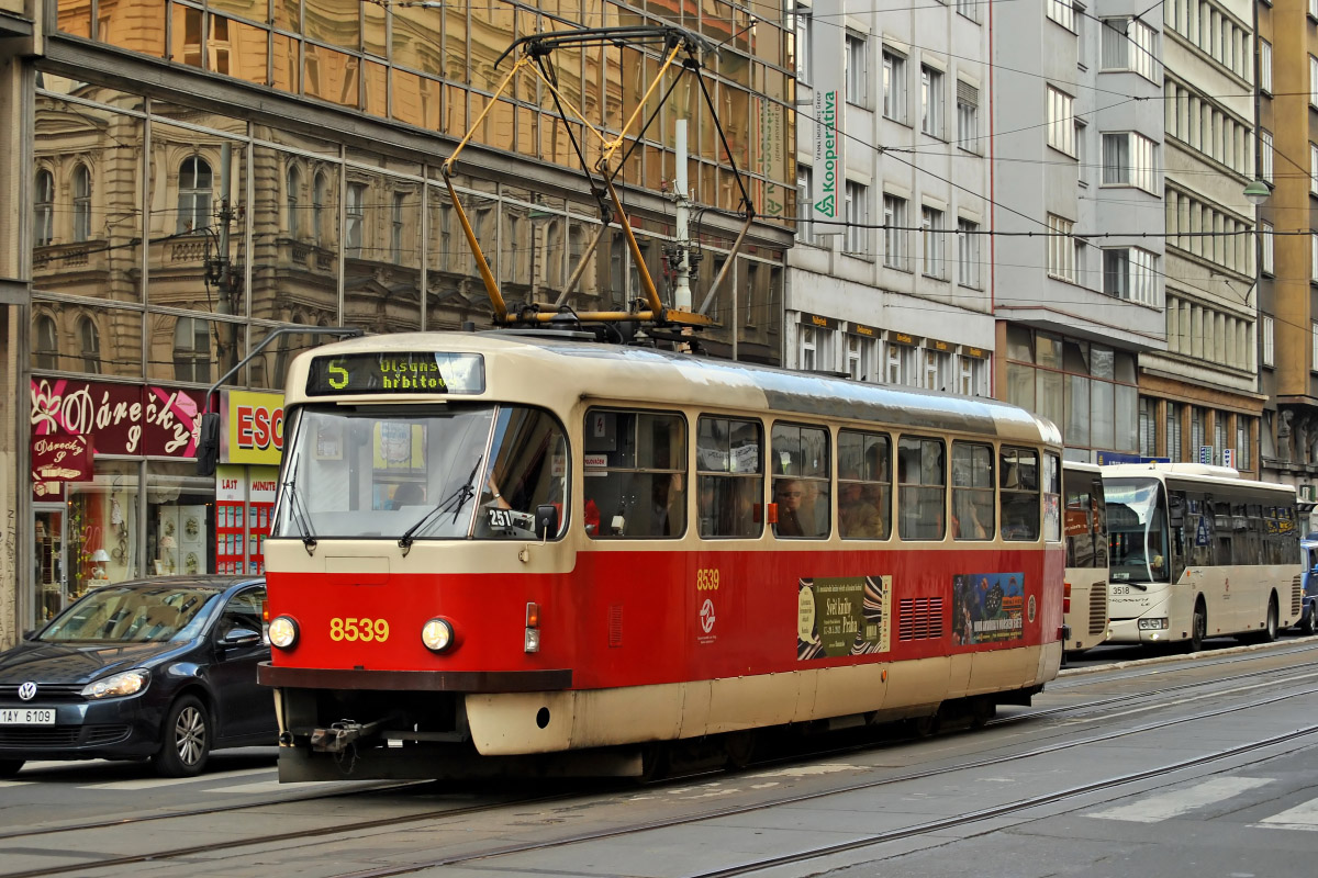 Прага, Tatra T3R.P № 8539