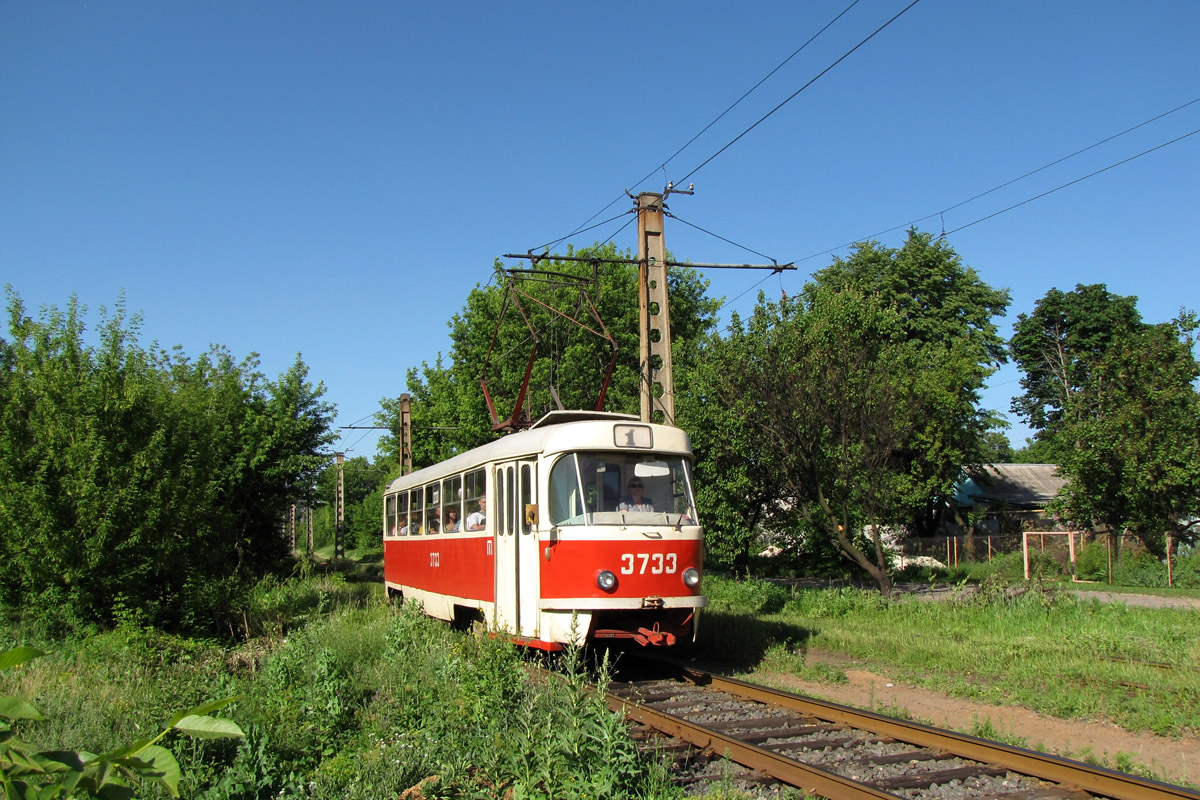 Donetsk, Tatra T3SU (2-door) N°. 3733