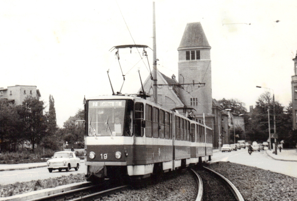 Котбус, Tatra KT4D № 19; Котбус — Старые фотографии Котбус, Tatra KT4D № 19; Котбус — Старые фотографии