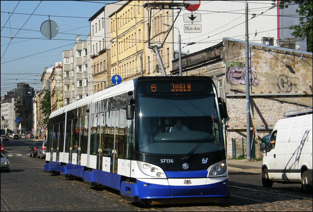 Рига, Škoda 15T ForCity Alfa Riga № 57136