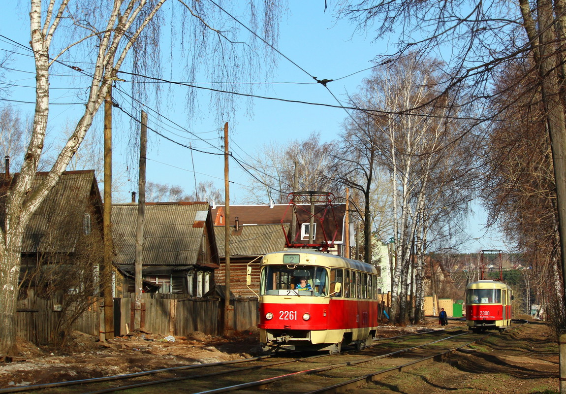 Ижевск, Tatra T3SU (двухдверная) № 2261