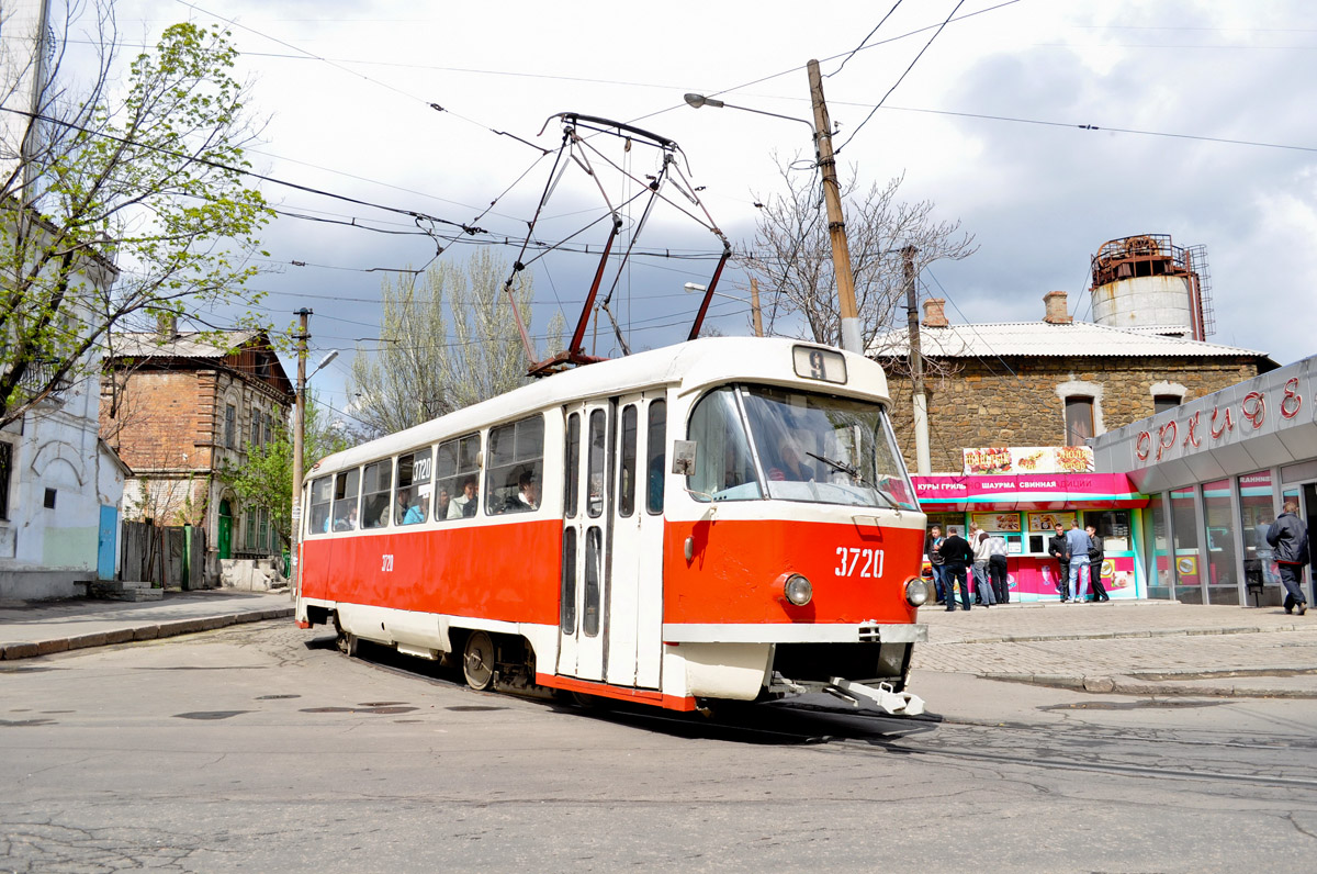 Донецк, Tatra T3SU (двухдверная) № 3720