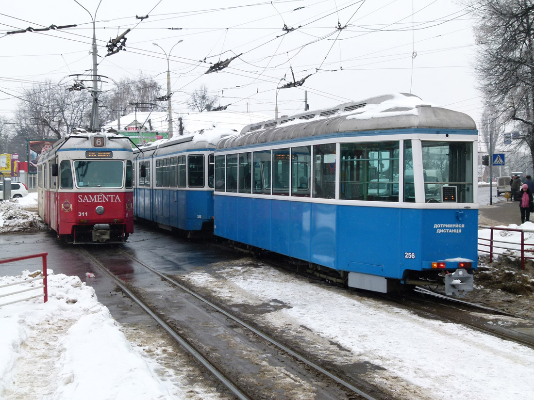 Винница, SWS/SIG/BBC Be 4/6 "Mirage" № 311; Винница, FFA/SIG B4 № 256