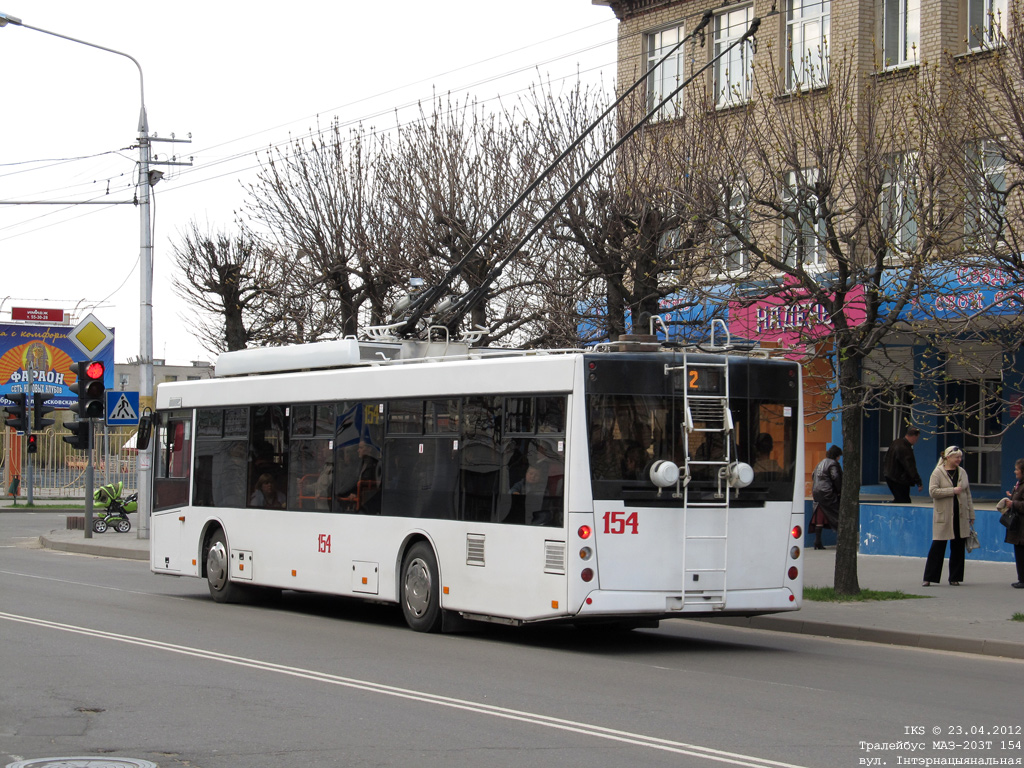Bobruisk, MAZ-ETON T203 Nr. 154