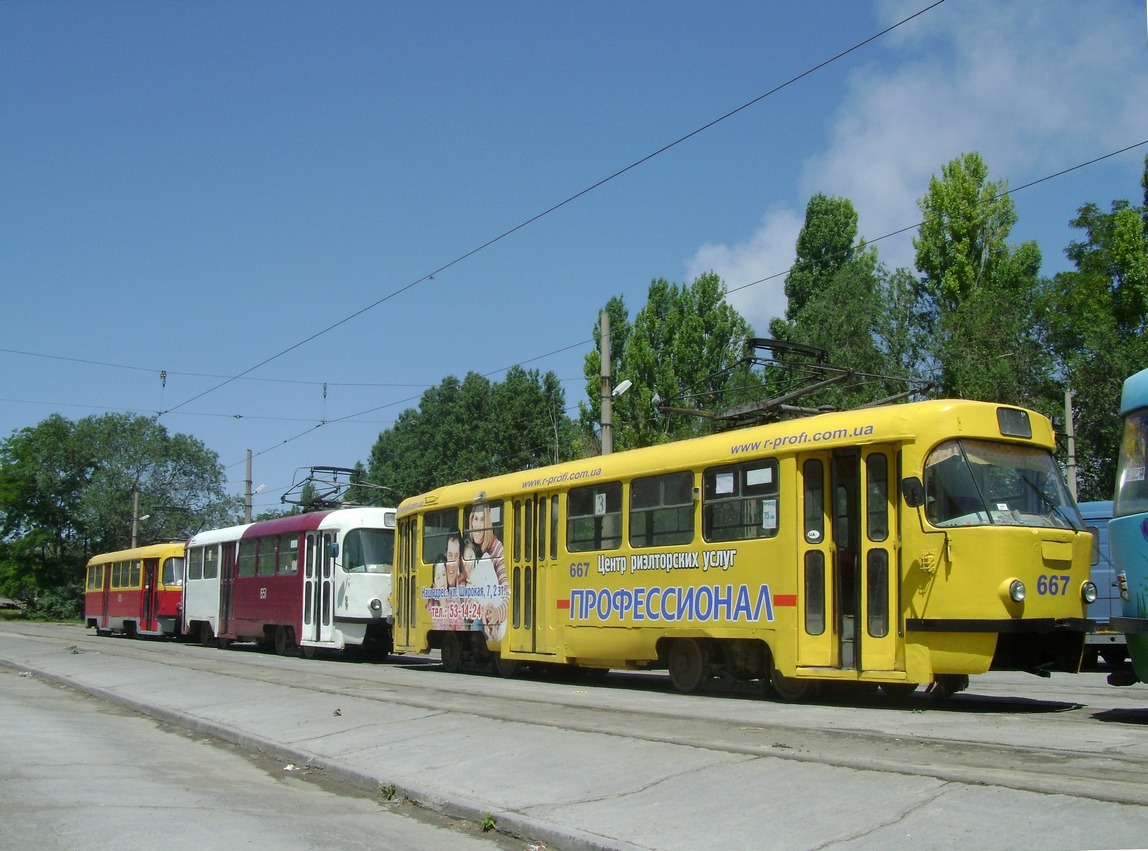 Каменское, Tatra T3SU № 667