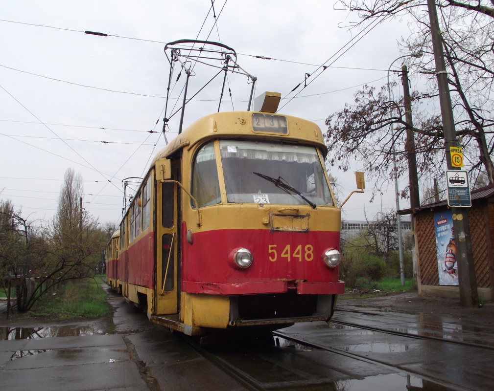 Киев, Tatra T3SU № 5448