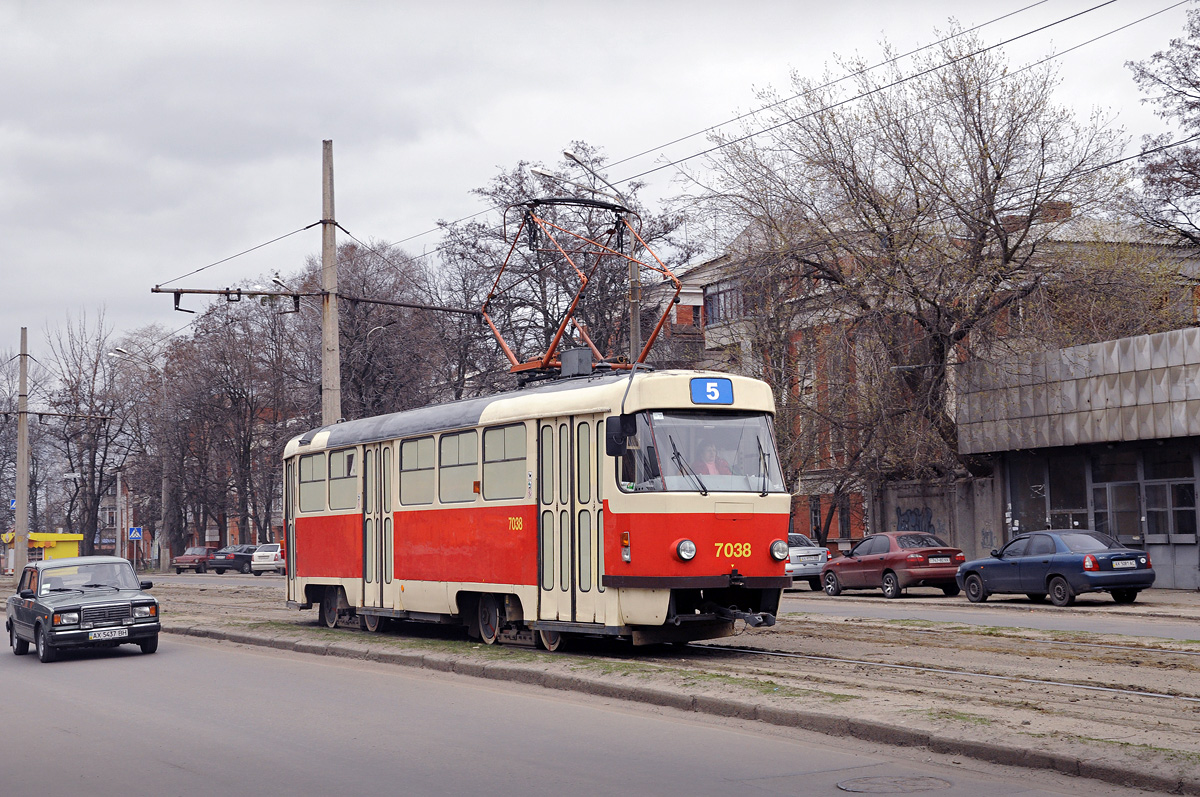 Харьков, Tatra T3SUCS № 7038