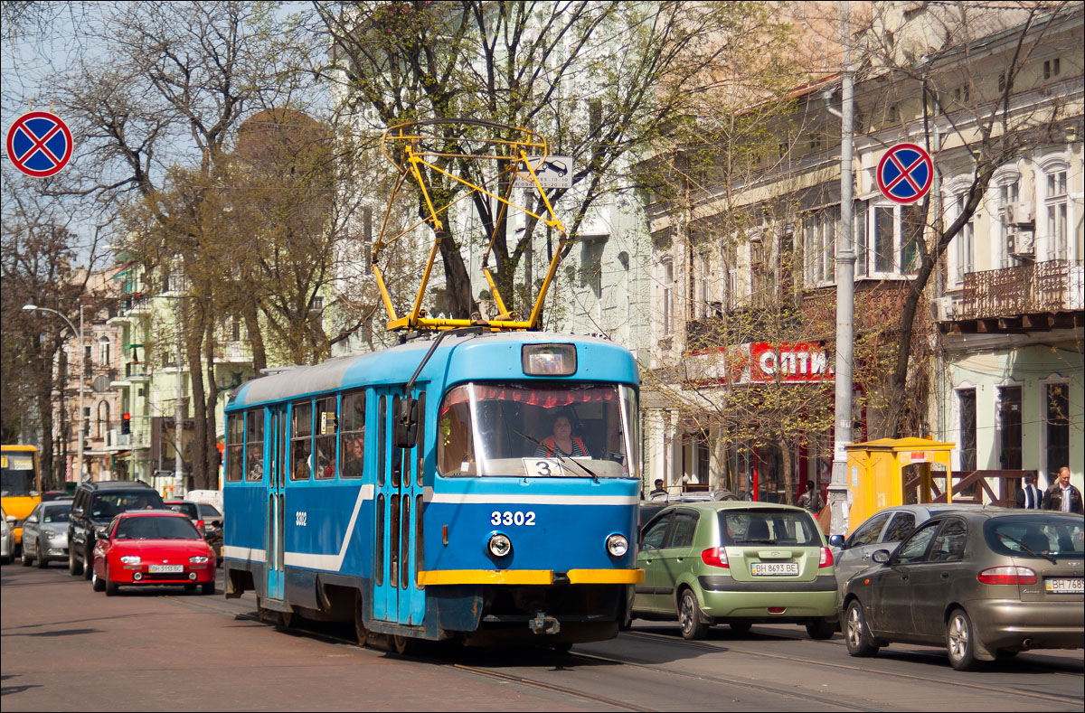 Одесса, Tatra T3R.P № 3302