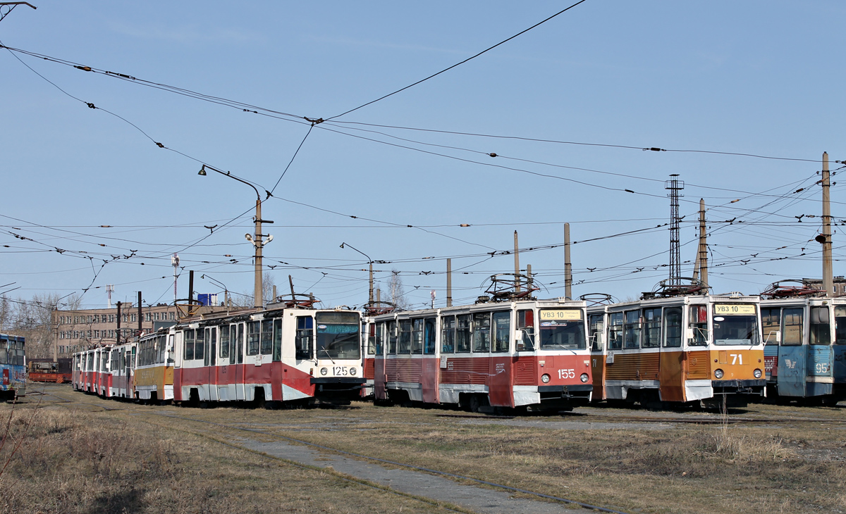 Нижний Тагил, 71-608К № 125; Нижний Тагил, 71-605 (КТМ-5М3) № 155