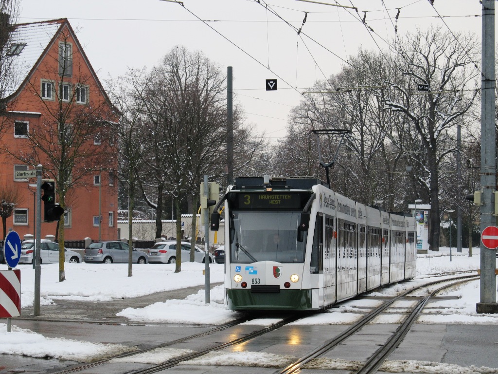 Augsburg, Siemens Combino NF8 č. 853