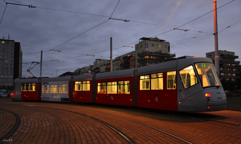 Прага, Škoda 14T Elektra № 9157