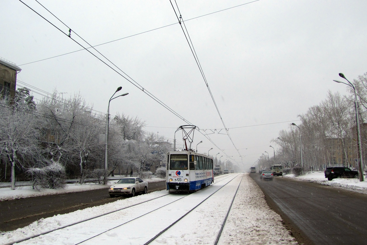 Ангарск, 71-605 (КТМ-5М3) № 123 Ангарск, 71-605 (КТМ-5М3) № 123