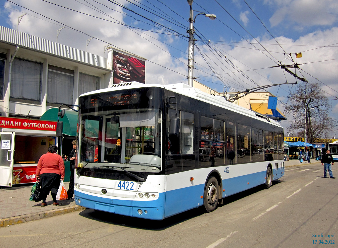 Крымский троллейбус, Богдан Т70115 № 4422