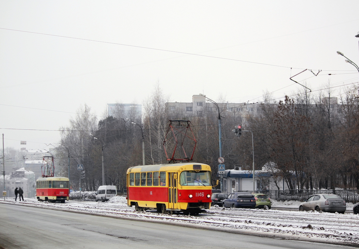 Ижевск, Tatra T3SU (двухдверная) № 1146