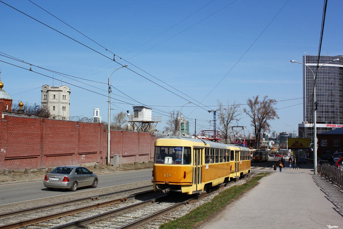 Екатеринбург, Tatra T3SU (двухдверная) № 634