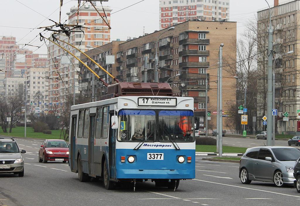 Москва, ЗиУ-682ГМ1 (с широкой передней дверью) № 3377