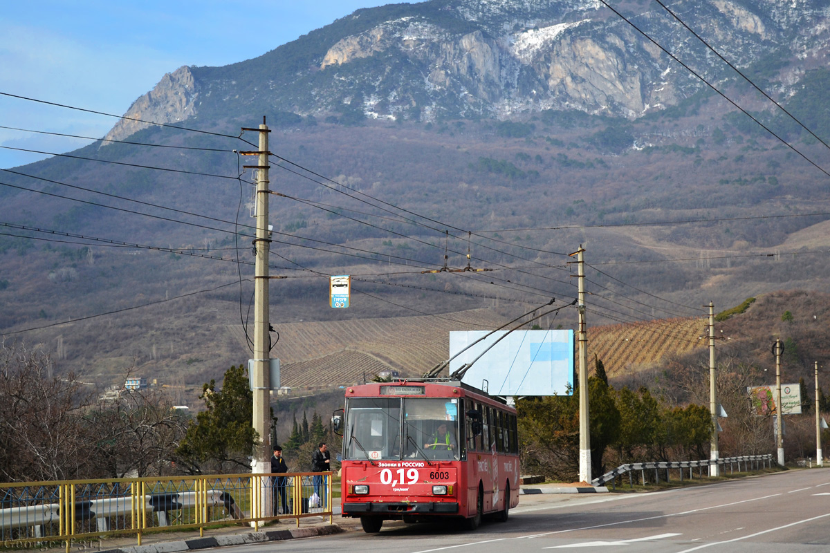 Крымский троллейбус, Škoda 14Tr02/6 № 6003